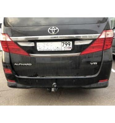 Фаркоп для Toyota Alphard 2008-2014 съемный крюк на двух болтах 2000кг Автос