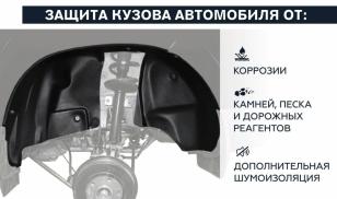 Подкрылки (локеры) для Daewoo Espero задняя пара Нор Пласт